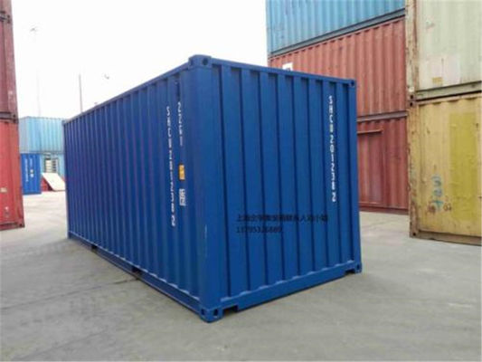 China a compra 20gp seca de aço usou recipientes de carga/recipiente internacional azul fornecedor