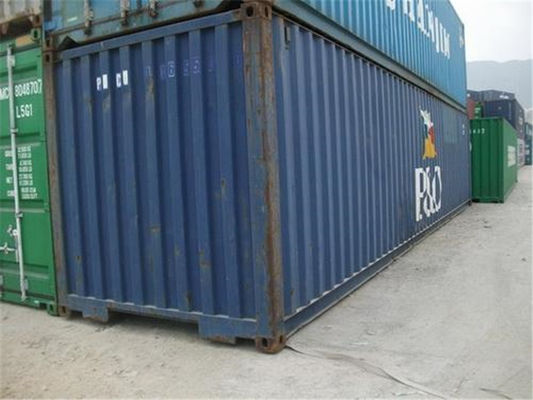 China Recipiente de carga seco usado azul dos standard internacionais dos contentores do metal fornecedor