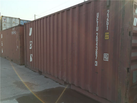 China Transporte o peso de tara usado aço 2200kg dos recipientes de armazenamento do metal fornecedor