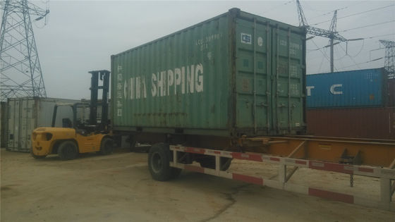 China Seel o contentor usado seco de 20ft para armazenar a logística fornecedor